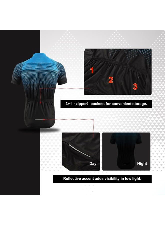 BERGRISAR Men's Cycling Jerseys Short Sleeves Bike Shirt - Image 5