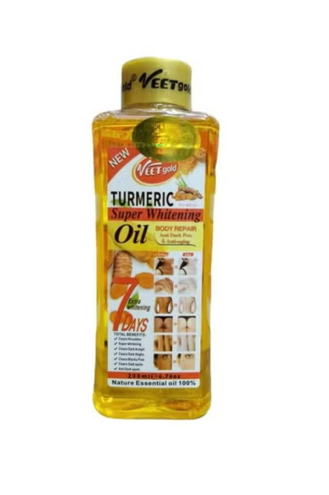 Veet gold Turmeric Super Whitening Oil 200 ML 2 Pcs - Image 2