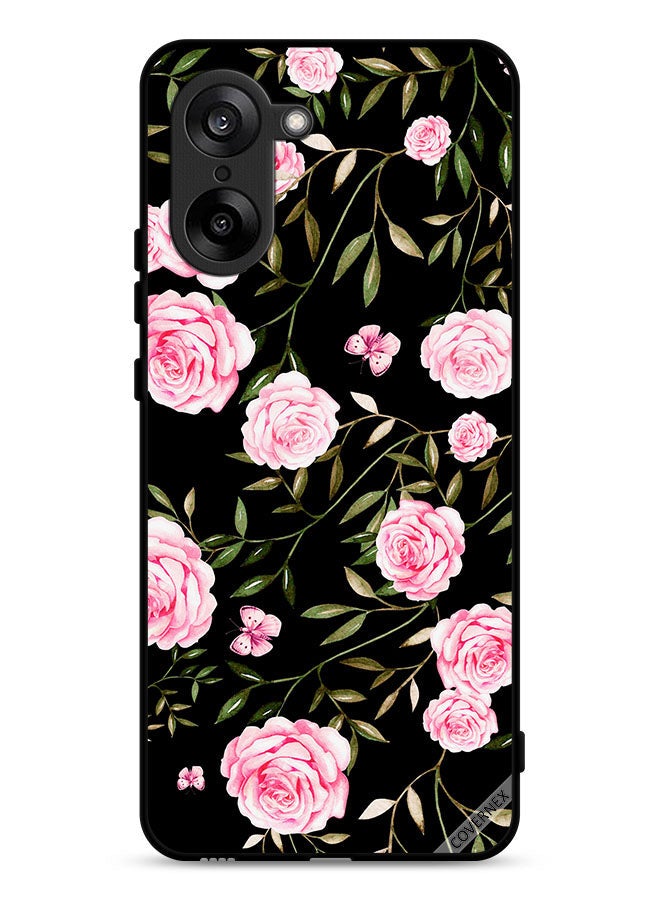Covernex OnePlus Nord CE5 Protective Case Cover Rose In Bunches Of Small Leaves