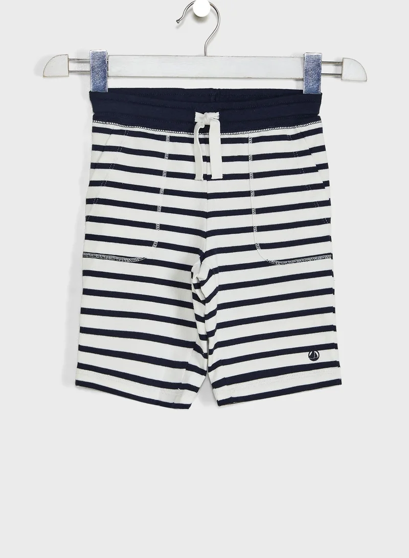 Petit Bateau Kids Essential Drawstring Shorts