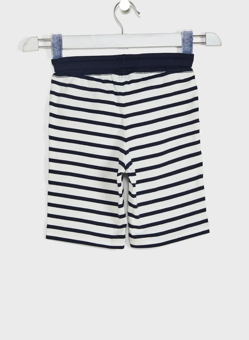Petit Bateau Kids Essential Drawstring Shorts