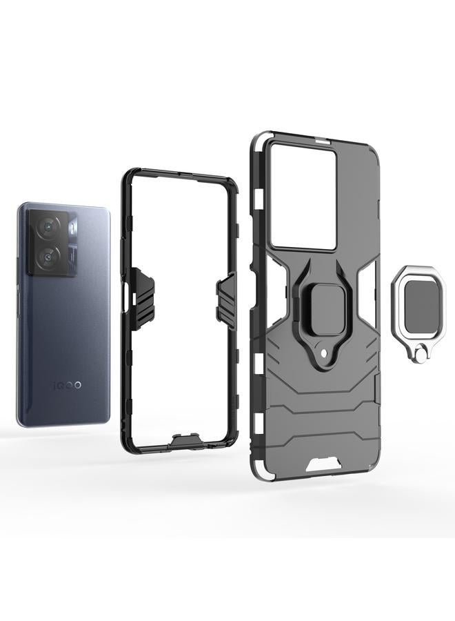 erorex Case For vivo iQOO Z7x 5G Magnetic Ring Holder PC + TPU Phone Case - Image 5