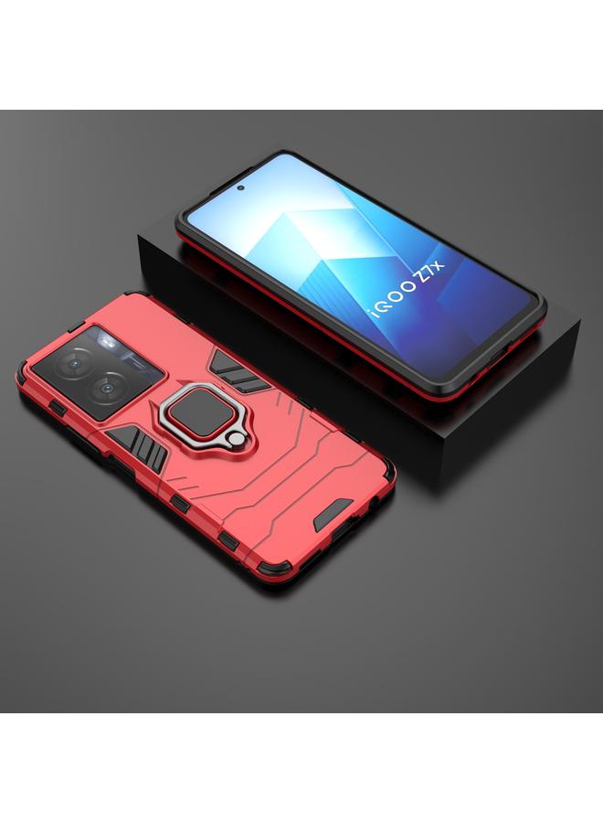 erorex Case For vivo iQOO Z7x 5G Magnetic Ring Holder PC + TPU Phone Case - Image 2