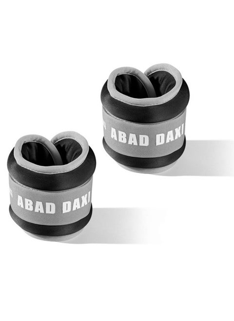 2Pcs Ankle Weights Sandbag Leggings Dance Wrist Weight Bearing Running Training  (Black)