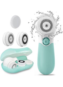 General Cleansing Brush, Electric Facial Exfoliating Massage Brush with 3 Cleansing Heads and 2 Adjustable Speeds for Deep Cleansing, Blackhead Removal, Facial Massage  - Image 1