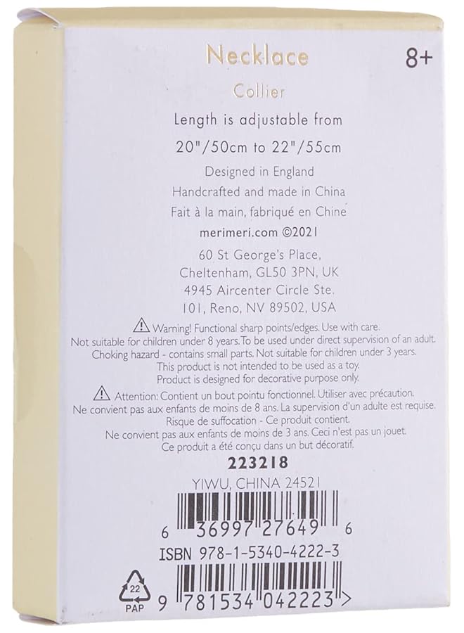 Meri Meri Enamel Moon And Sun Necklace - Image 4