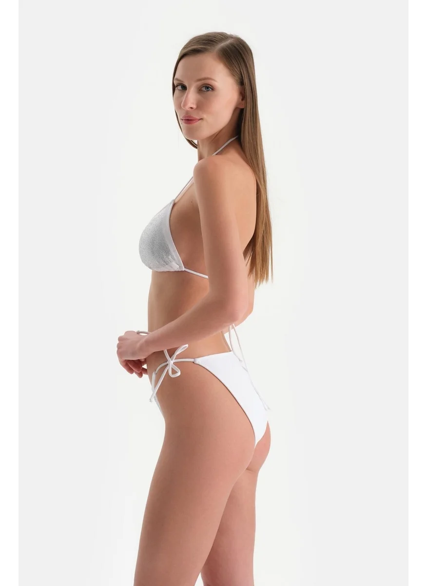 dagi White Triangle Small Bikini Top