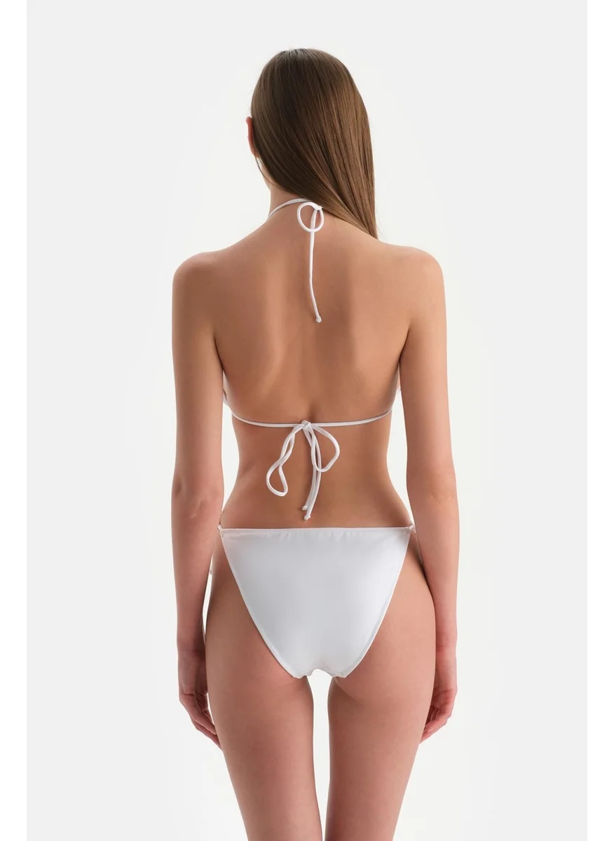 dagi White Triangle Small Bikini Top