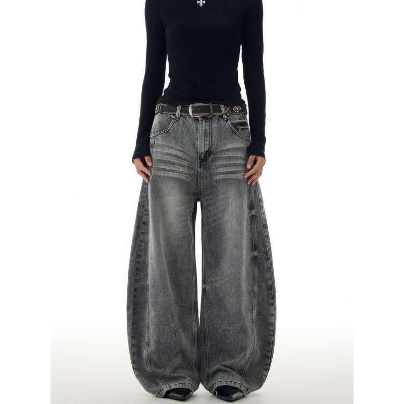 Unisex Casual Daily Denim Jeans - Image 2