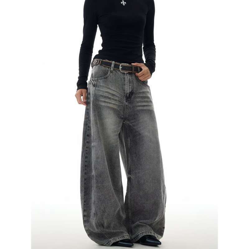Unisex Casual Daily Denim Jeans - Image 4