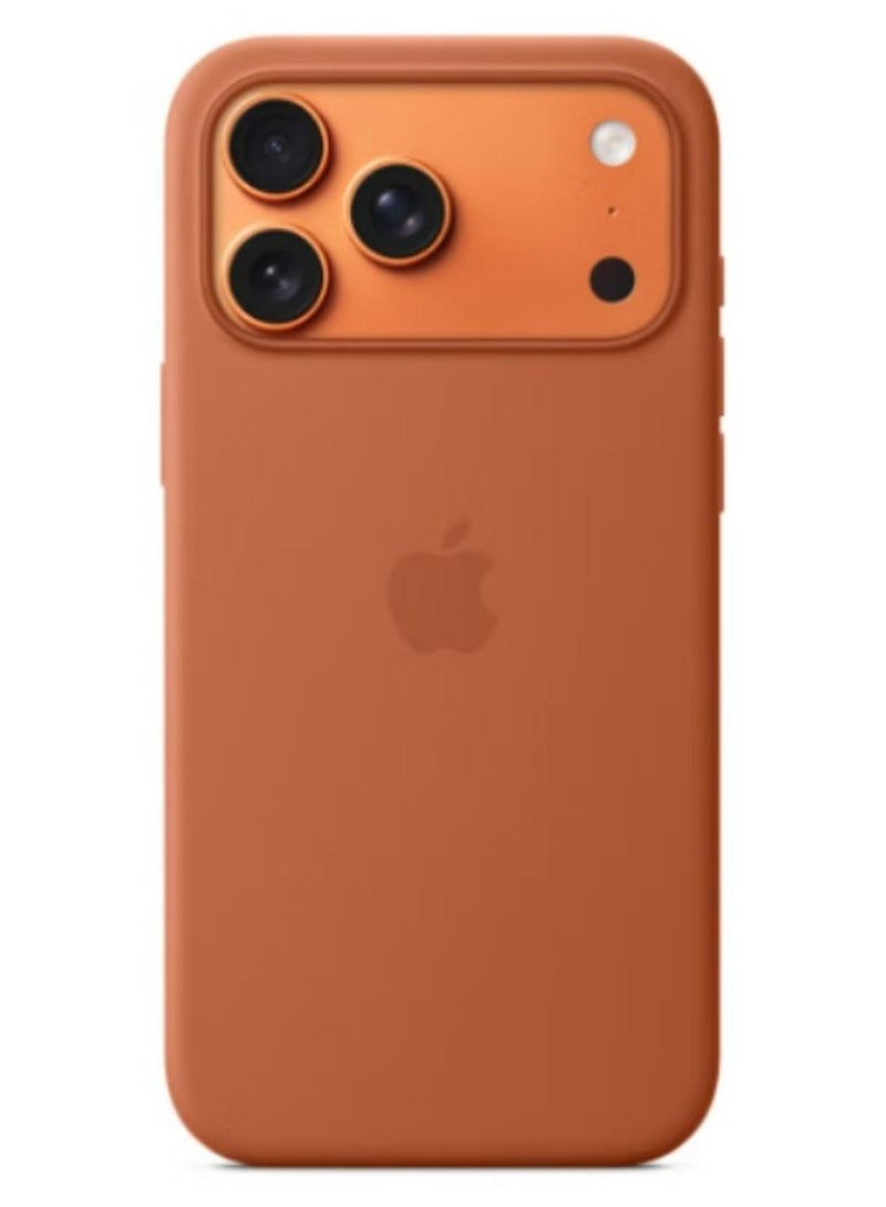 iPhone 17 Pro Max Silicone Case with MagSafe -Terra Cotta. - Image 1