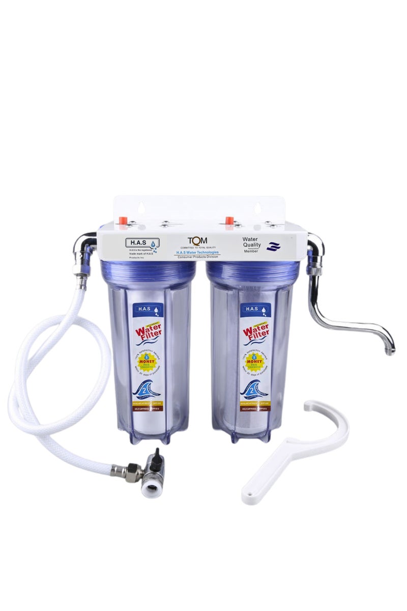 2 phase water Filter, machine Whole House Water Filter, II-Stage water purification system, drinking water filter, Sets of High Capacity Replacement Pre-Filter Sets for Essence Series Reverse Osmosis Water Filter System Stage 1 & 2. - Image 1