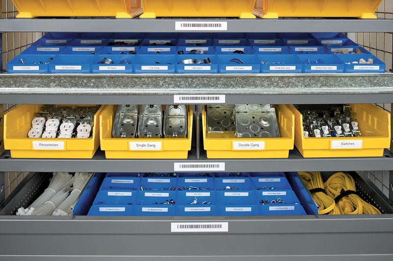 DYMO Rhino Industrial Labels - Black on White Vinyl Tape, 12mm x 5.5m (1/2" x 18') - Image 4