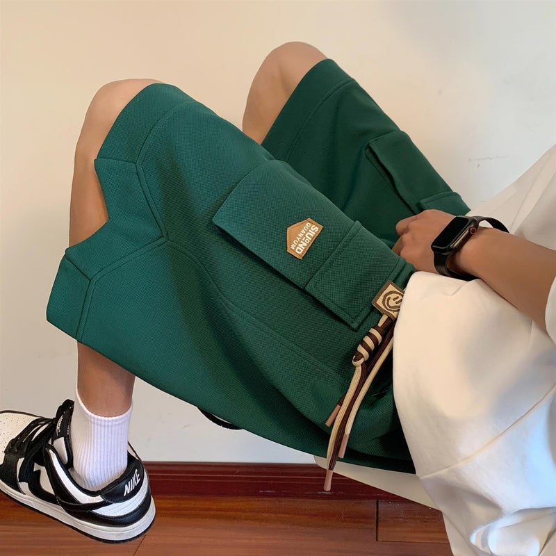 High-Quality Youth Men's Shorts, Boys' Popular Overalls, Shorts, Summer Boys' Handsome Trendy Shorts - Image 2
