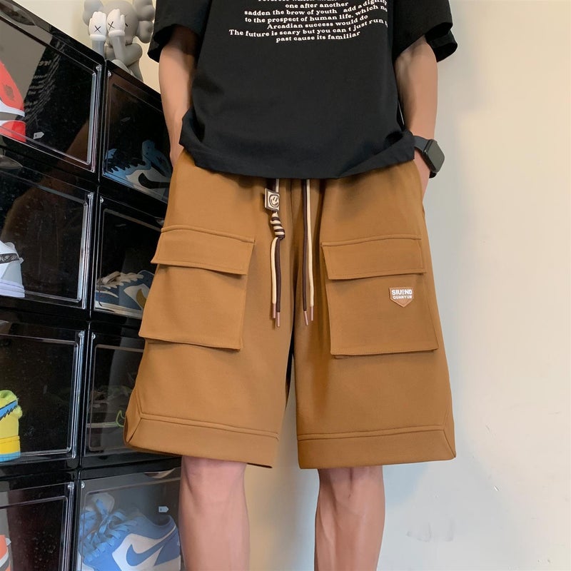 High-Quality Youth Men's Shorts, Boys' Popular Overalls, Shorts, Summer Boys' Handsome Trendy Shorts - Image 5