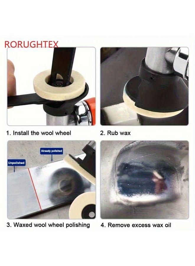 10pcs 75mm Polishing Wheels Compressed Fiber Heat Dissipation For Metal Marble Glass Ceramic Wood Plastic Jewelry - Image 4