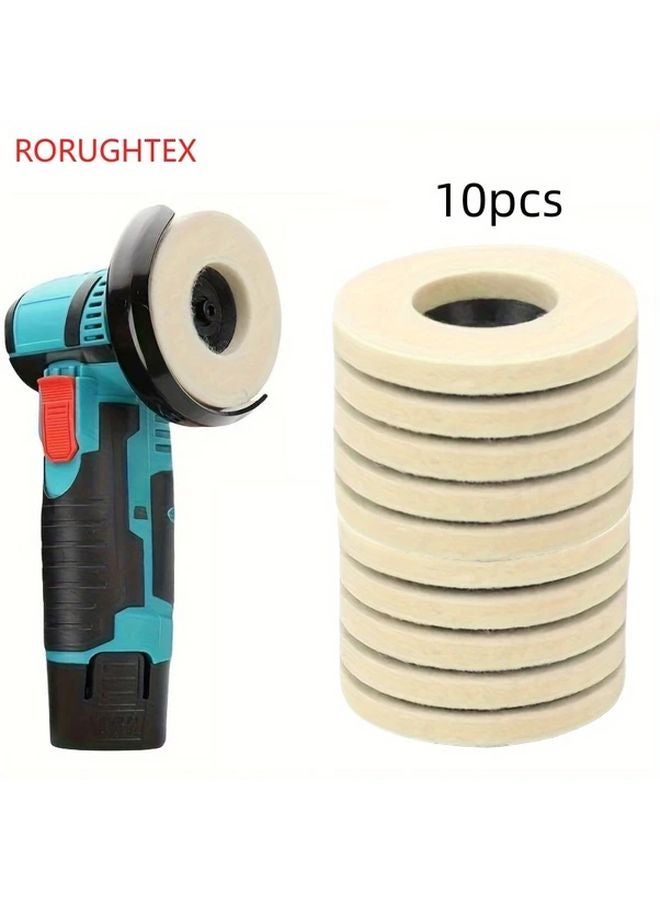 10pcs 75mm Polishing Wheels Compressed Fiber Heat Dissipation For Metal Marble Glass Ceramic Wood Plastic Jewelry - Image 1