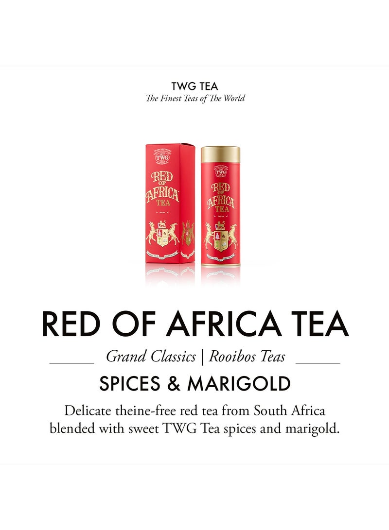 TWG Tea Red of Africa | Loose Leaf Rooibos Tea Blend in Haute Couture Tea Tin, 100g - Image 3
