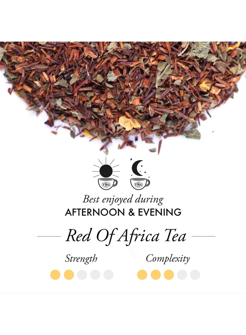 TWG Tea Red of Africa | Loose Leaf Rooibos Tea Blend in Haute Couture Tea Tin, 100g - Image 2