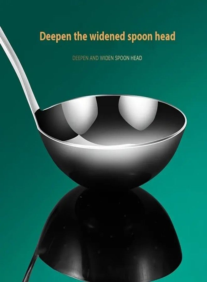 Cuisinox Stainless Steel Ladle Spoon for Soup and Serving, Hand Hammered, 14" - Image 4
