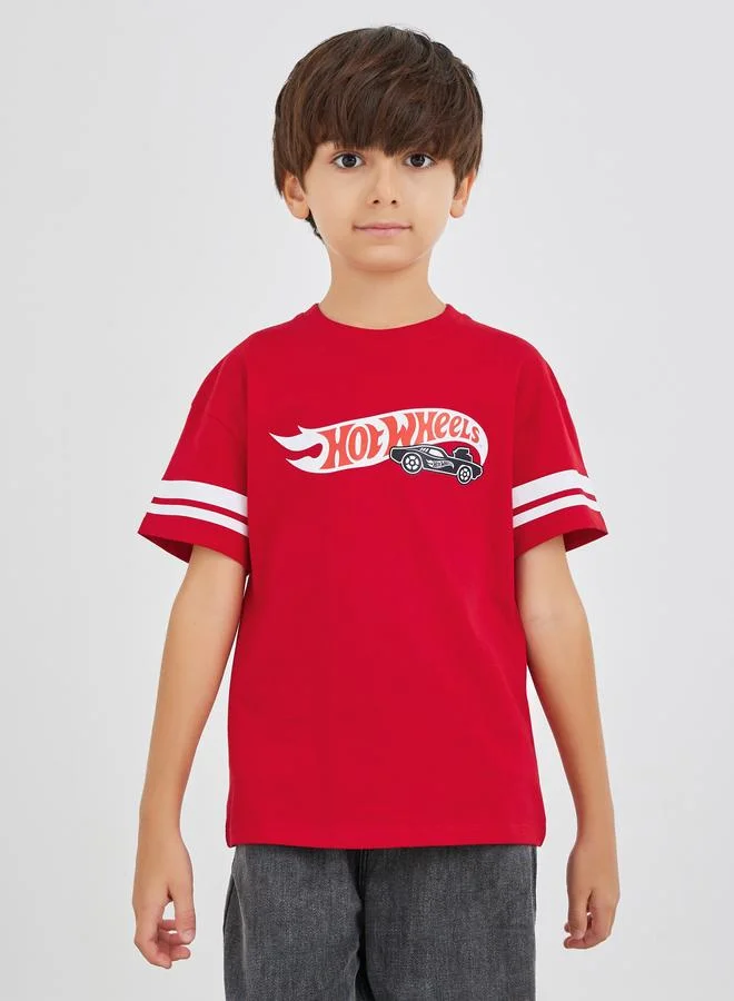 Styli Styli Graphic Print Oversized Round Neck T-Shirt