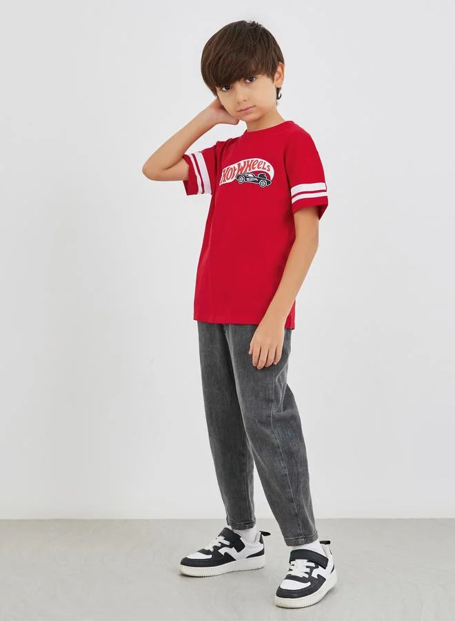 Styli Styli Graphic Print Oversized Round Neck T-Shirt