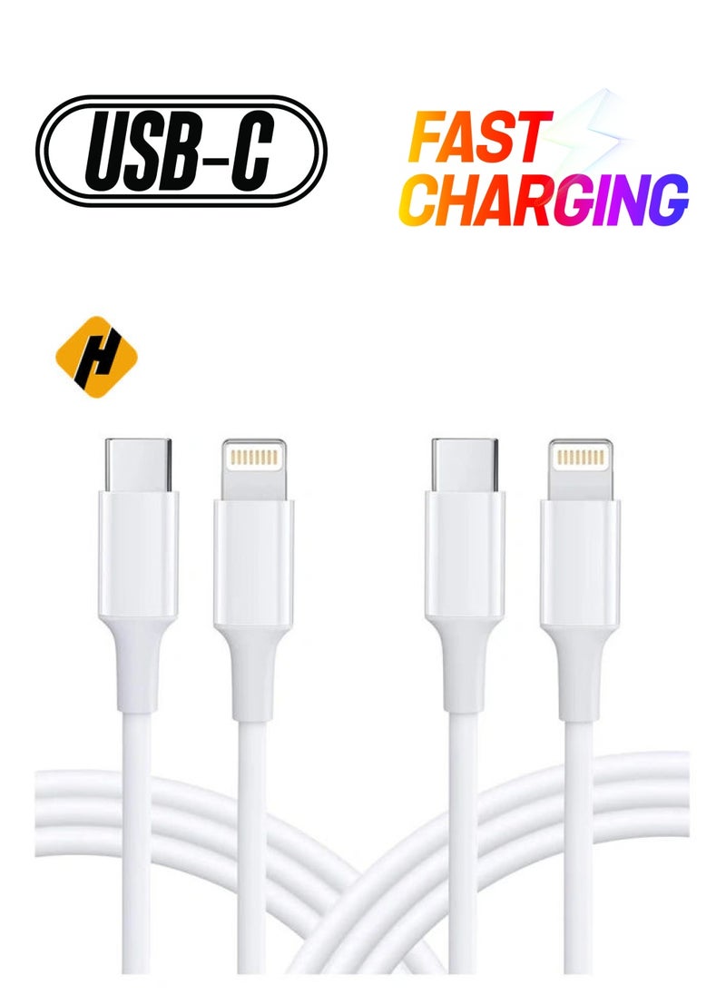 HuHa USB TYPE C CHARGING CABLE (IPhone 13 Charger Cable [MFi Certified] USB C to Lightning Fast Charging Cable Compatible for iPhone 13 Pro/13 Pro Max/13/13 mini, ipad 9, 12 mini/12 Pro Max  - Image 1