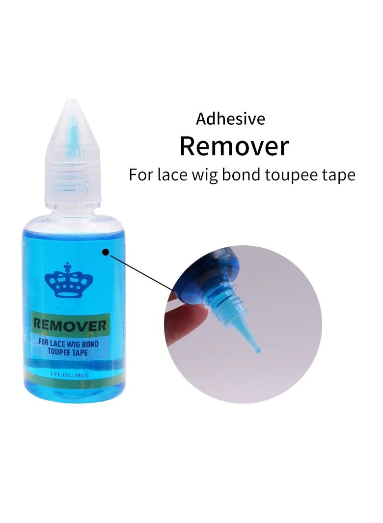 Generic pack 3 Removes Hair Glue, Wig Tape, Double Sided Extension Tape,30ml Tape Remover for Hair Extensions Remover for Lace Wig Bond Toupee Tape in Hair Extensions Adhesive - Image 2