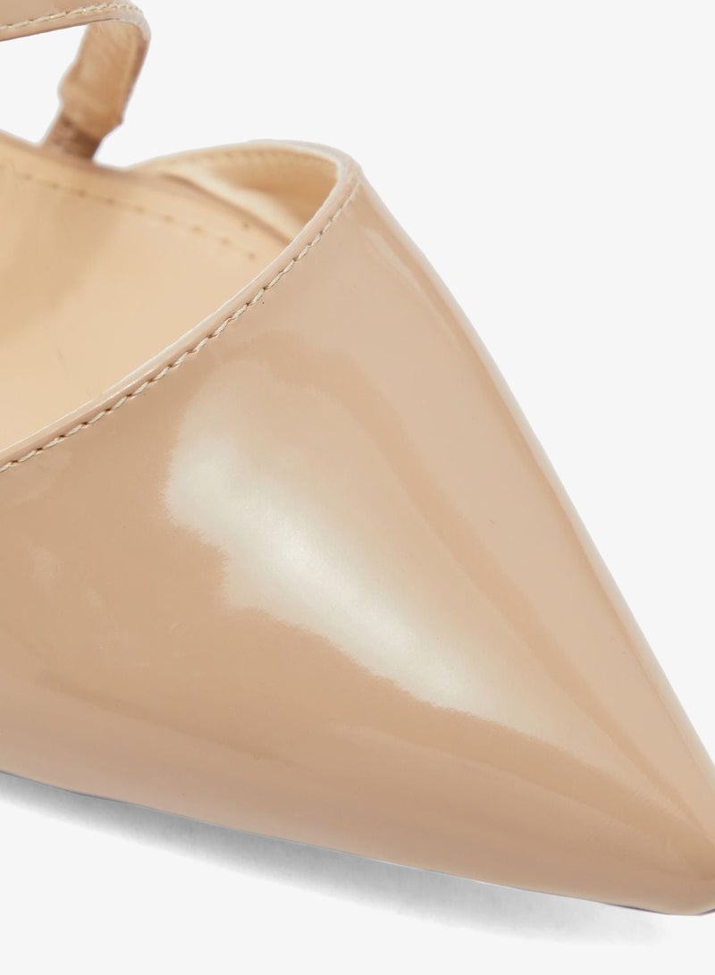 ELLA Pointed toe multi-strap pump with feature heel - Image 5