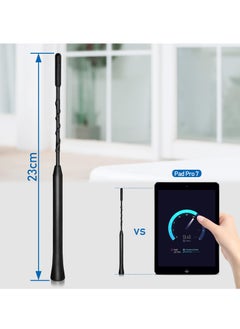 SYOSI Car Aerial Antenna, 2pcs Universal AM/FM/DAB Car Radio Replacement Rubber Car Aerial Roof Antenna Mast Kit Screws in type Compatible with All Cars  - Image 5