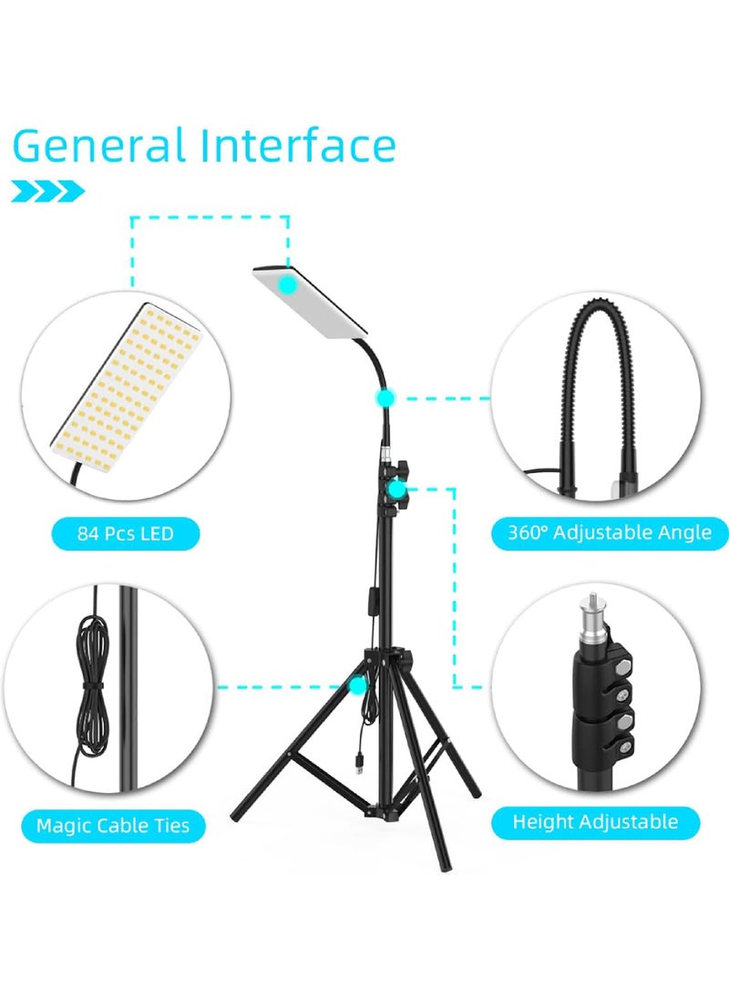 Rock Pow LED Camping Light, Portable Outdoor Light with Telescopic Tripod, Powered by USB Port, Multiple Usage Outdoor Lamp for Garden, Patio, Camp, Tent, Fishing and Emergency Car Repair  - Image 5