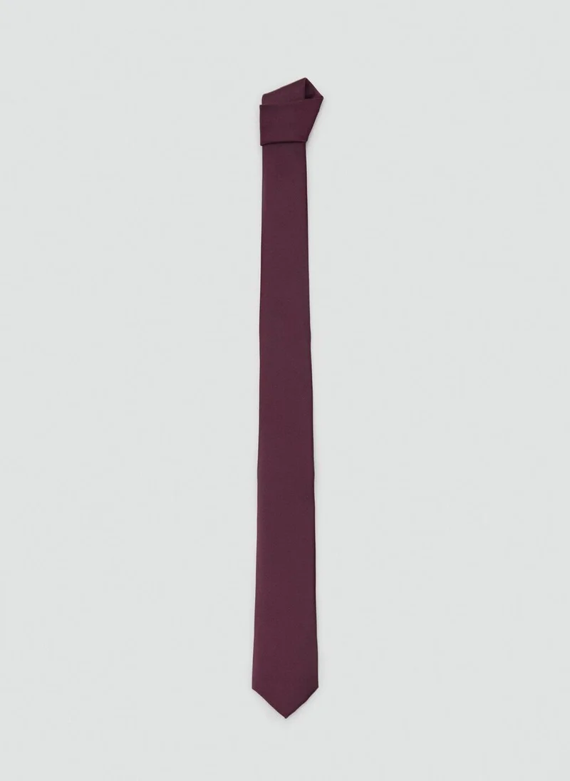 Mango Man Smooth micro-structured tie