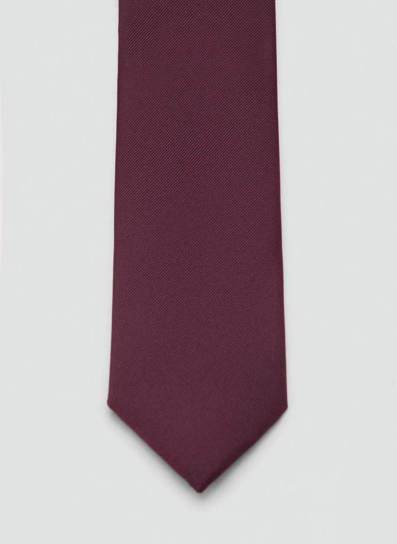 Mango Man Smooth micro-structured tie