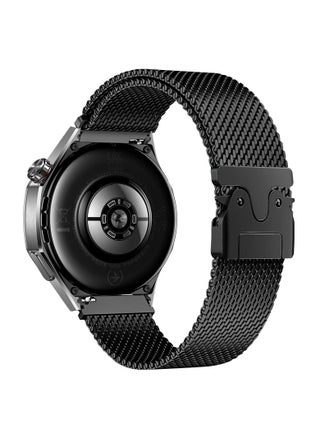 Titanium Milanese Mesh Loop for HUAWEI Watch GT 5 4 3 Pro / HUAWEI Watch 4 3 Pro, 22mm DLC Scratch-resistant Coating Breathable Replacement Strap with Adjustable Parachute-style Buckle for Men and Women, Black - pzsku/Z3CC7880F796274A44E7EZ/45/1742637354/187faf3a-c7a6-4b66-bec8-4d13e1afc967