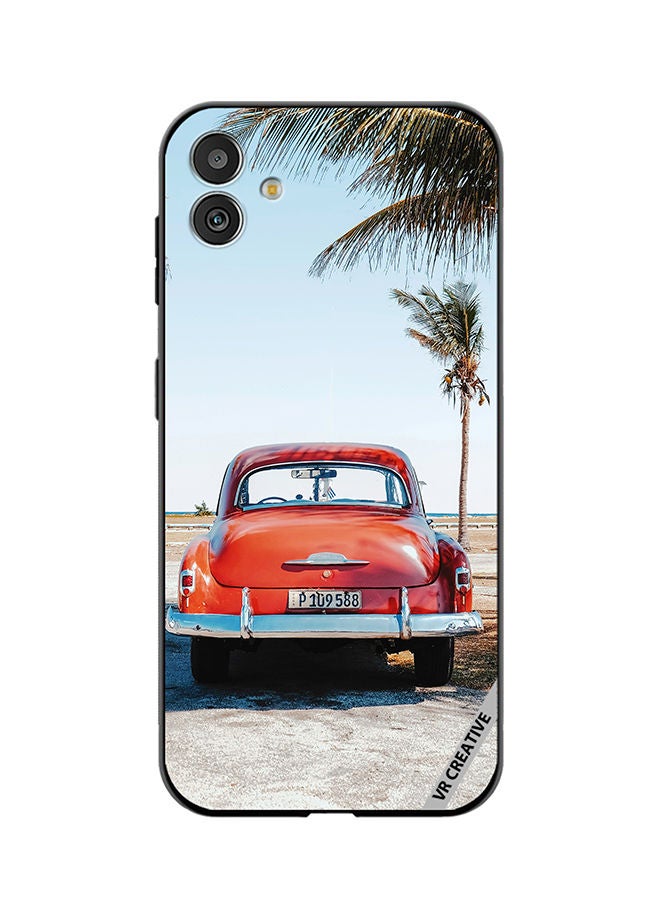 VR CREATIVE Protective Case Cover For Samsung Galaxy M13 5G Vintage Summerside Design Multicolour - Image 1