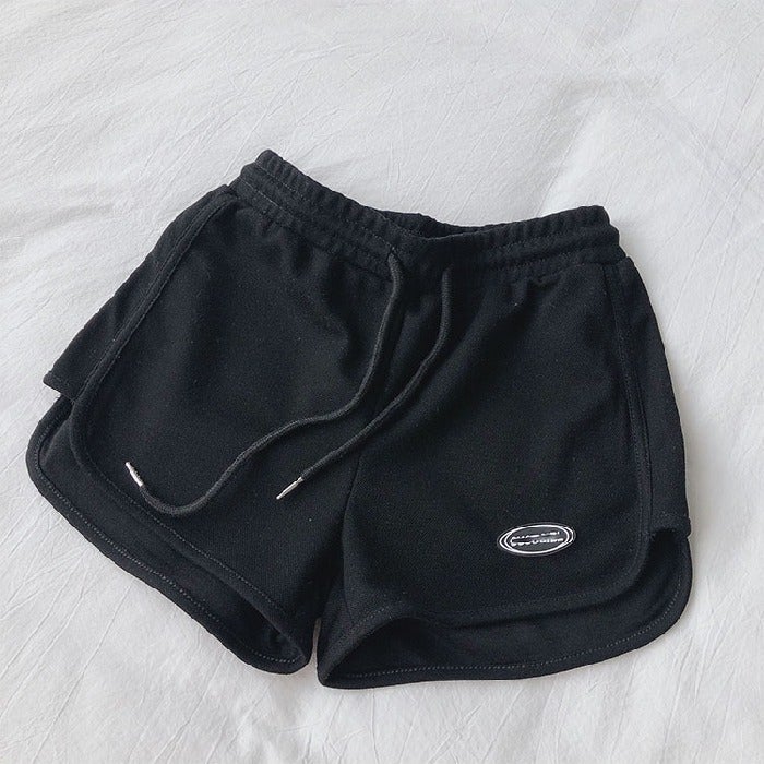 2024 New Womens Summer Casual Shorts High-Waist Loose-Fit Apricot  - Image 2