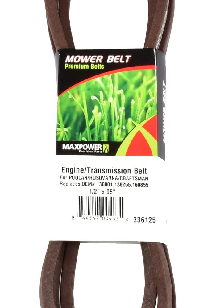 Maxpower 336125 Engine to Transmission Belt for Poulan/Husqvarna/Craftsman - Image 1