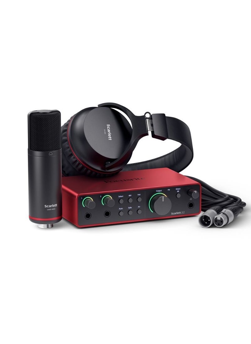 Focusrite Focusrite Scarlett 2i2 Studio 4th Gen Recording Bundle  - Image 1