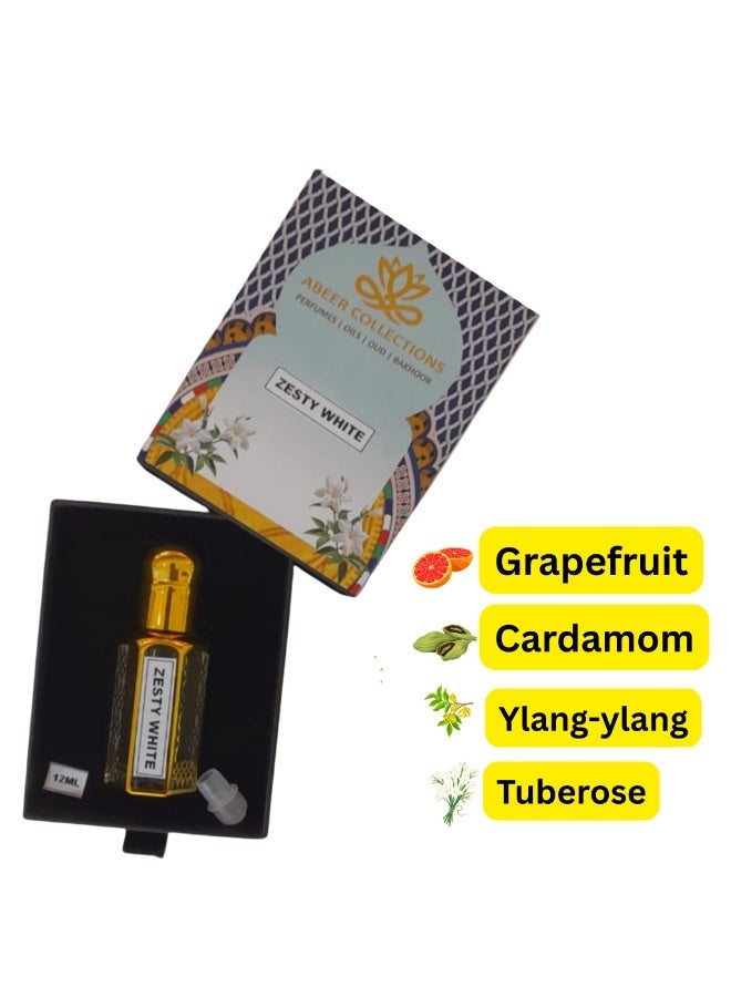 ZESTY WHITE perfume oil 12ml
