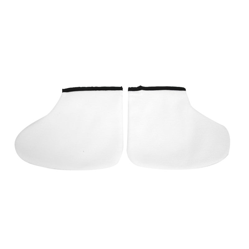 Paraffin Wax Booties: High-Quality Towel Cotton Exterior - Adjustable Hook Loop Ankle, Silk Cloth Lining for Enhanced Moisturization, Easy Clean Foot Care Booties for Home Spa Therapy & Moisturizing T - Image 1