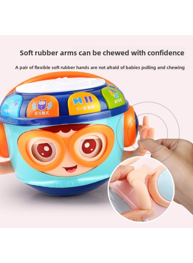 Children's Tumbler Hand Drumming Puzzle Early Education 0-1 Years Old Baby Music Drumming 3-6 Months Baby Toys-Color: Bring Your Own Battery Screwdriver-multi-function Tumbler - Image 3