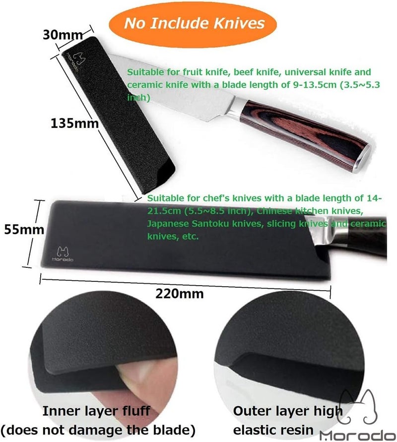 Morodo Knife Edge Guards (4.5"& 8" PP Knife V Protector) 2 Pcs set - Image 5