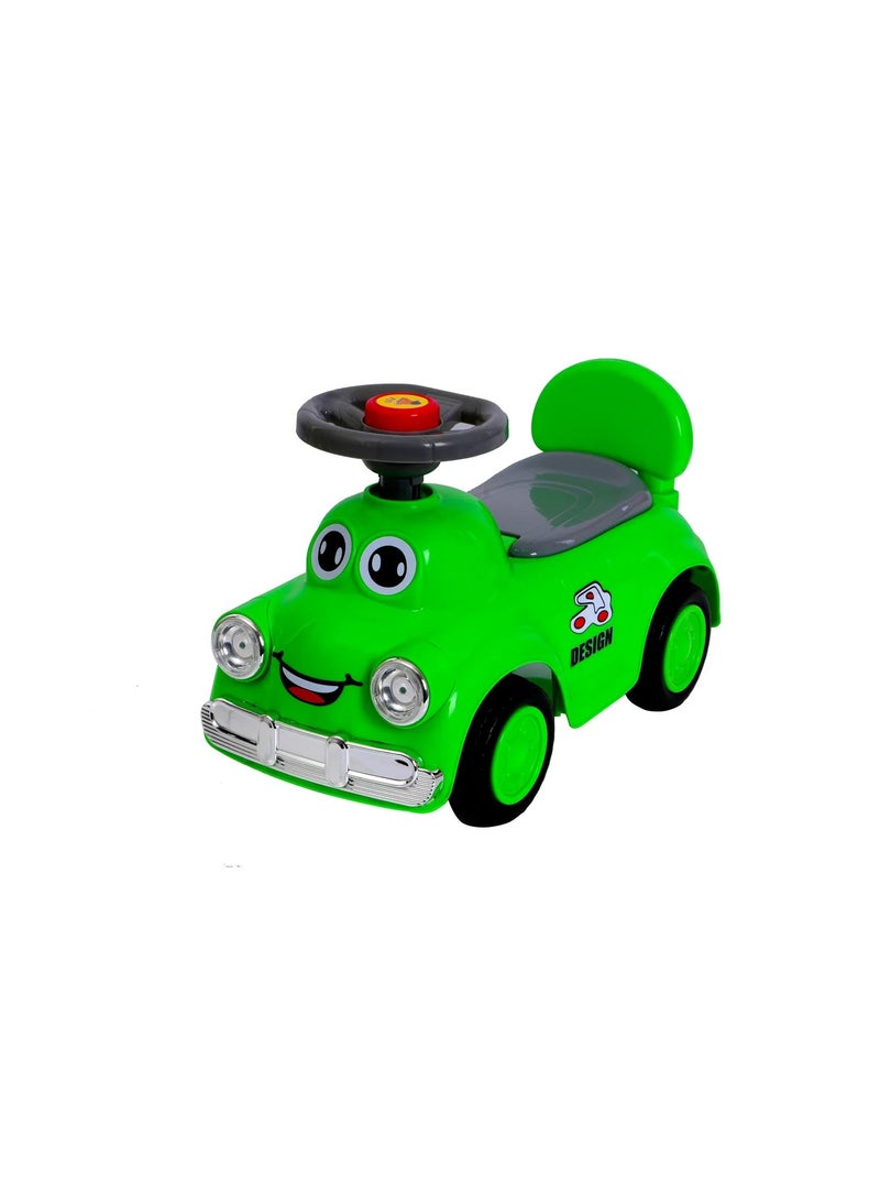 متجر 7 سيارة ركوب للأطفال بتصميم كرتوني – لعبة ركوب دفع بعجلات قوية ومقود صوت – تناسب الأولاد والبنات من عمر سنة  – لعبة تعليمية وترفيهية لتقوية التوازن وتنمية المهارات الحركية - Image 3