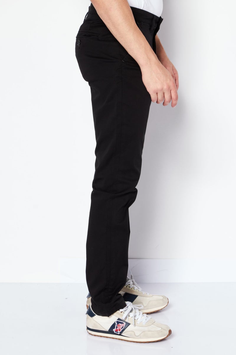 SELECTED سروال رجالي عادي مقاس عادي، أسود - Image 3