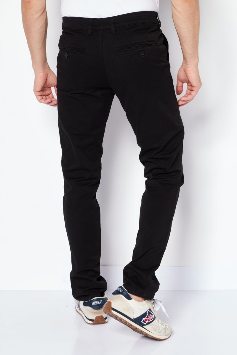 SELECTED سروال رجالي عادي مقاس عادي، أسود - Image 4