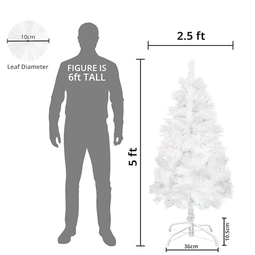 Northland Artificial White Christmas Tree 5 Feet Heavy Bushy - Christmas Tree for Christmas Decorations Xmas Tree Christmas Tree 5 Feet for Home, Church, Office, School, College (Only Tree) - Image 4