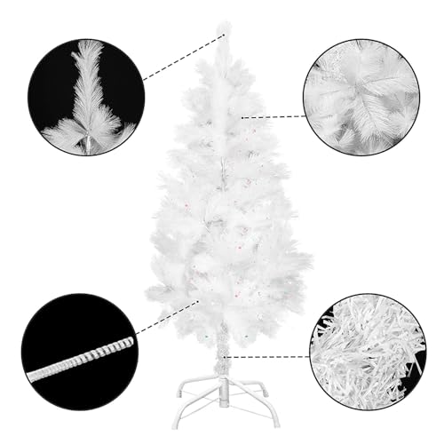 Northland Artificial White Christmas Tree 5 Feet Heavy Bushy - Christmas Tree for Christmas Decorations Xmas Tree Christmas Tree 5 Feet for Home, Church, Office, School, College (Only Tree) - Image 3