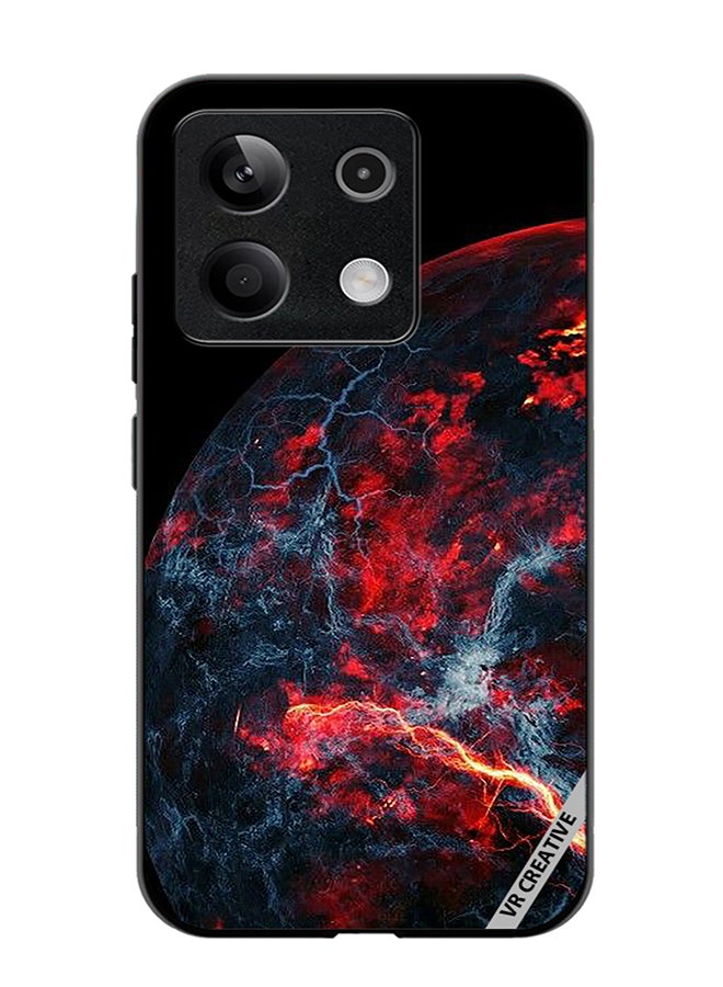 VR CREATIVE Protective Case Cover For Xiaomi Poco X6 Planet Design Multicolour - Image 1