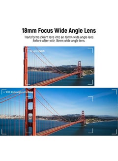 Neewer NEEWER Wide Angle Lens Compatible with Sony ZV1 Camera, 2 in 1 18mm HD Wide Angle & 10x Macro Additional Lens with Extension Tube, Bayonet Mount Lens Adapter, Cleaning Cloth (White Frame)  - Image 3