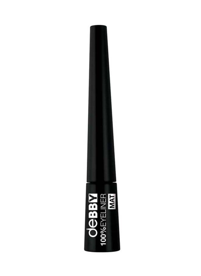 Debby 100% Eyeliner Mat 02 Black 